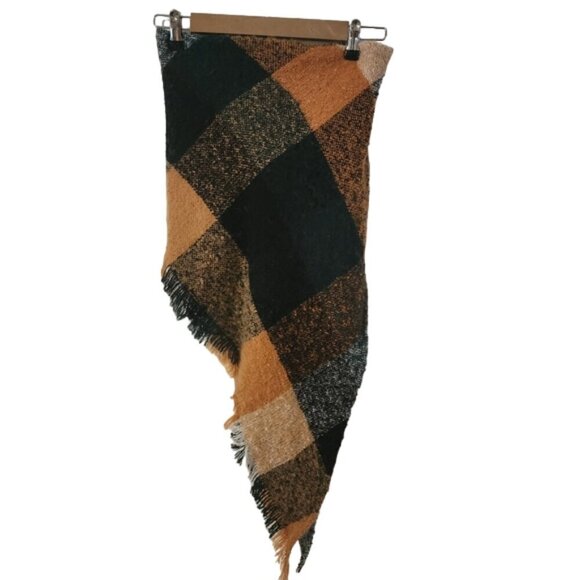 Sonoma Women's Green and Orange Scarf OS - Picture 1 of 4